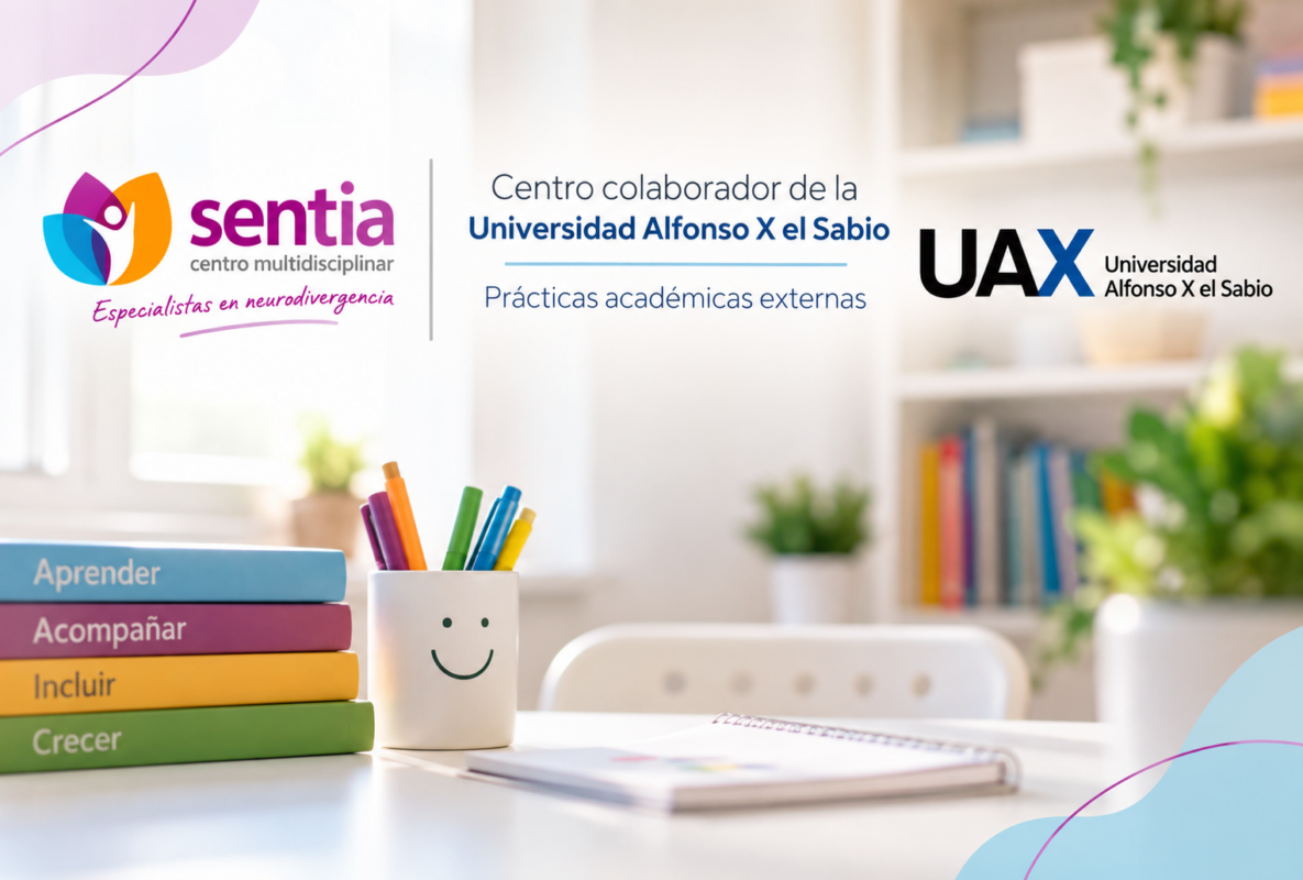 Sentia, centro especializado en neurodivergencia en Gran Canaria y centro colaborador de la Universidad Alfonso X el Sabio